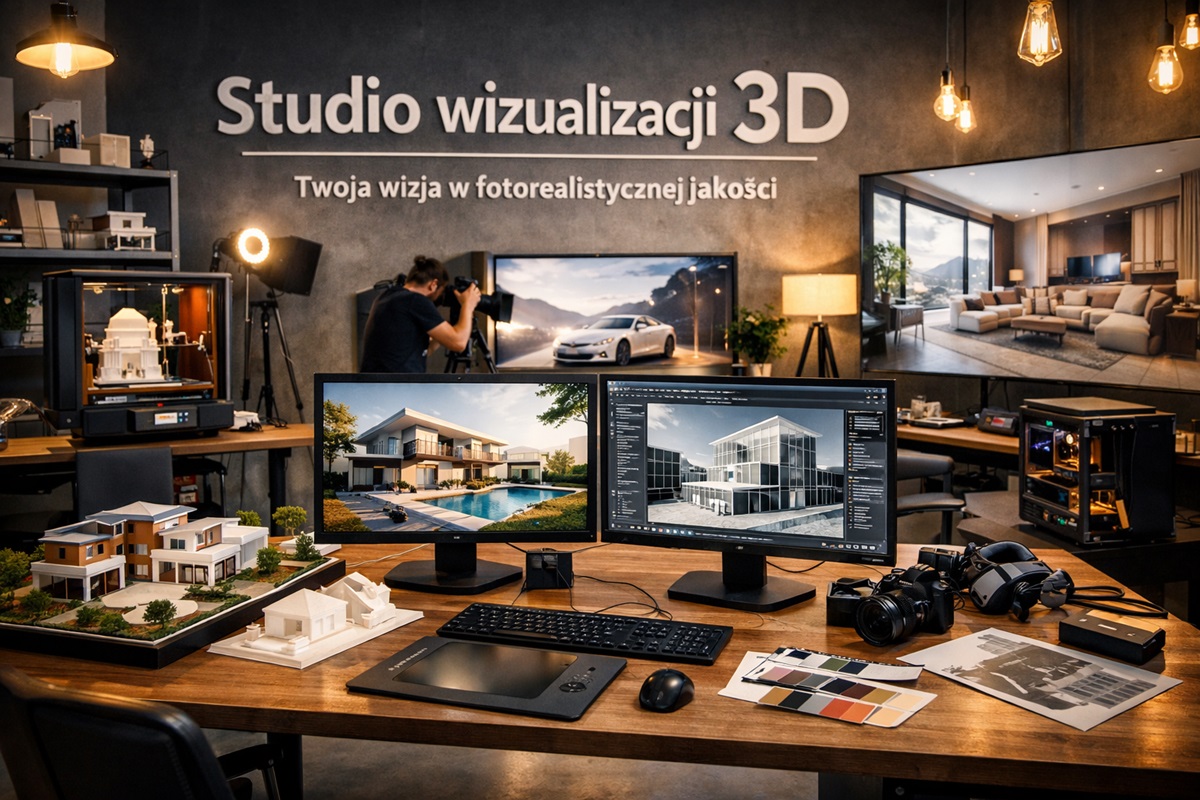 Wizualizacja architektoniczna wykonana przez studio wizualizacji 3d vizprofi